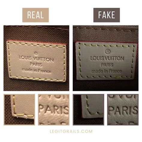 louis vuitton tag real vs fake|authentic Louis Vuitton label.